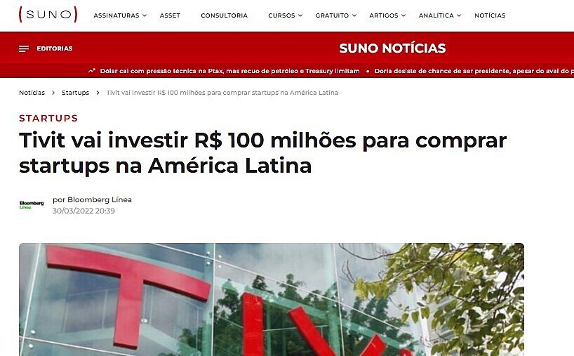Tivit vai investir R$ 100 milhes para comprar startups na Amrica Latina